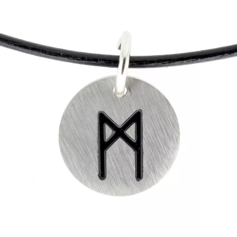 Rune tag Mannaz - m - 20